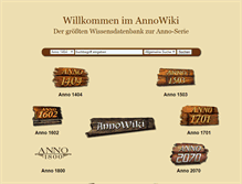 Tablet Screenshot of annowiki.de